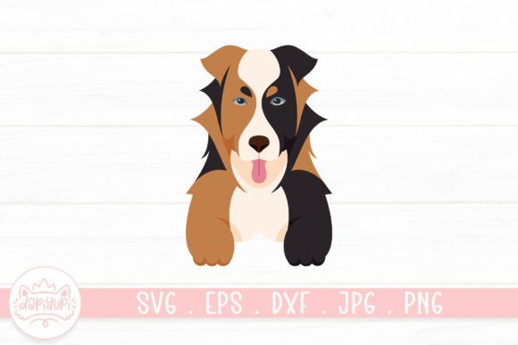 Australian Shepherd Dog Clipart