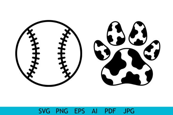 Baseball and Paw Icon Set Review