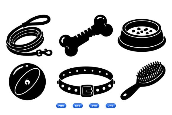 Cute Pet Essentials Icons