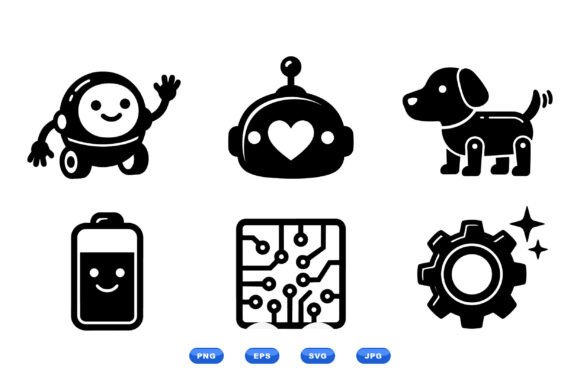 Cute Tech Icon Clipart Pack