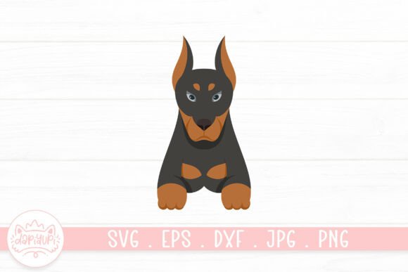 Doberman Pinschers Dog Clipart