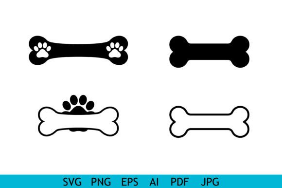 Dog Bone Paw Icon Set Review