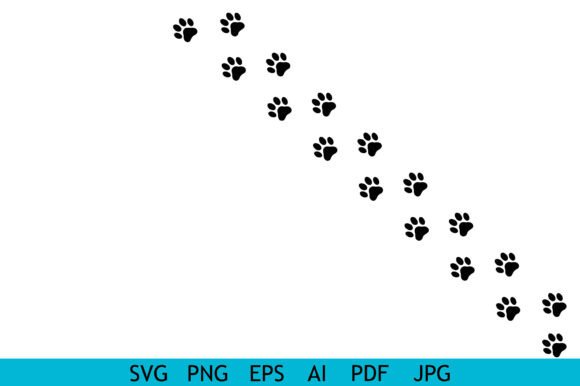 Long Diagonal Paw Trail