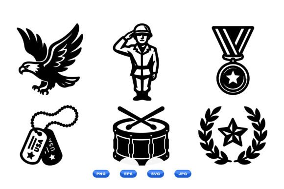 Patriotic Military Icon Pack