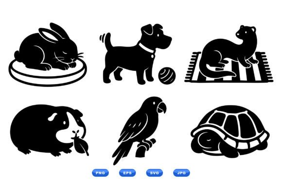 Small Pet Silhouette Clipart Review